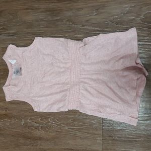 (3T) NWT GAP Toddler Girl's Heathered Rayon Blend Romper with Pockets Vacation